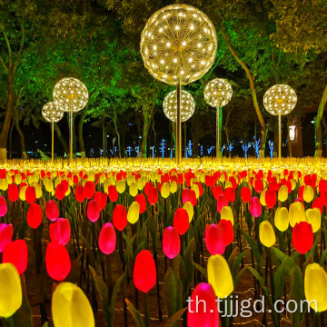 ไฟดอกแดนดิไลอันแสงอาทิตย์ LED